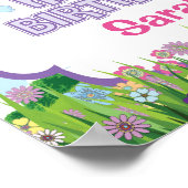 Butterfly, Aangepast Poster voor geboorte (Hoek)