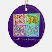 Butterfly Aangepaste Inspirerend Ornamenten (Links)