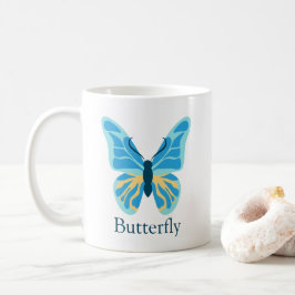 Butterfly Aangepaste kleur Grafische Aangepaste na Koffiemok