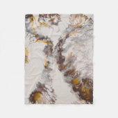 Butterfly - abstract acryl fleece deken (Voorkant)