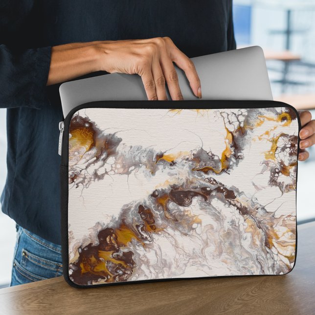 Butterfly - abstract acryl laptop sleeve (Creator heeft geüpload)