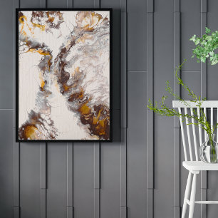Butterfly - abstract acryl perfect poster