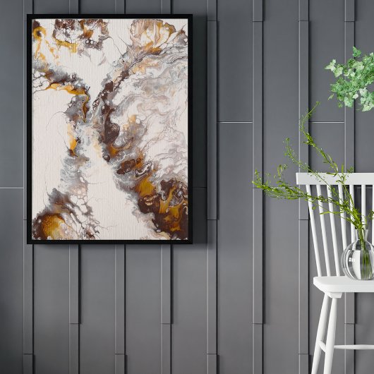 Butterfly - abstract acryl perfect poster