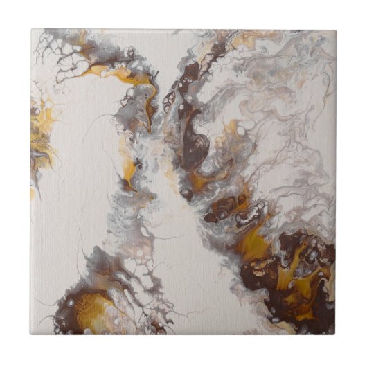 Butterfly - abstract acryl tegeltje (Voorkant)