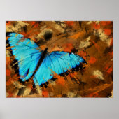 Butterfly Abstract Poster (Voorkant)