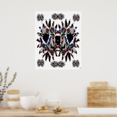Butterfly Abstract Poster (Keuken)