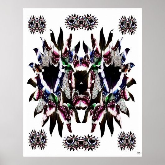 Butterfly Abstract Poster (Voorkant)