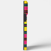  Butterfly abstract retro stripes hipster minimal Case-Mate iPhone Case (Achterkant / Rechts)