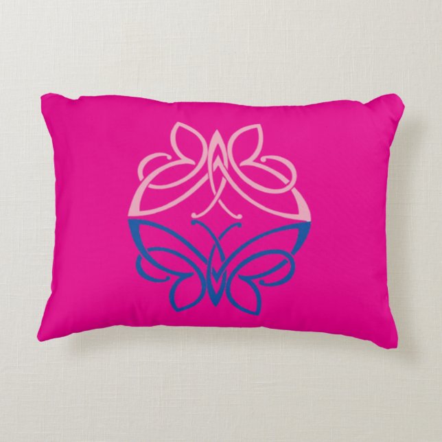 Butterfly Accent Pillow Kussen (Achterkant)