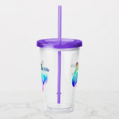 Butterfly Acryl Drinkbeker (Rechts)