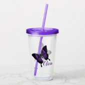 Butterfly Acryl Drinkbeker (Achterkant)