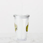 Butterfly Acryltrommel Acryl Drinkbeker (Rechts)