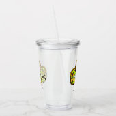 Butterfly Acryltrommel Acryl Drinkbeker (Links)