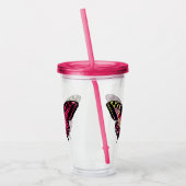 Butterfly acryltumbler acryl drinkbeker (Links)