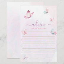 Butterfly Advies voor de moeder om kaart te zijn