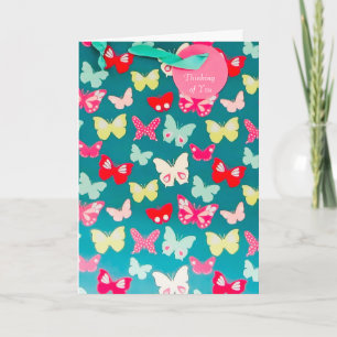 Butterfly-afbeelding voor een well-card kaart