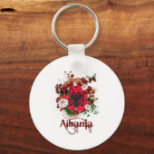 Butterfly Albanië Sleutelhanger (Voorkant)