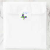 Butterfly Alles is mogelijk Ronde Sticker (Tas)