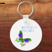 Butterfly Alles is mogelijk Sleutelhanger (Voorkant)