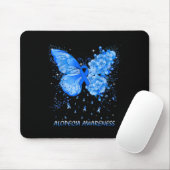 Butterfly Alopecia Awareness Ribbon Muismat (Met muis)