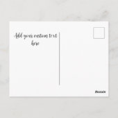 Butterfly Alphabet - Natuur Alfabet ABC Briefkaart (Achterkant)