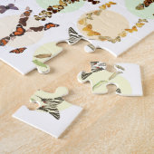 Butterfly Alphabet Puzzle - Kinder naam Puzzle Legpuzzel (Zijkant)