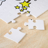 Butterfly als Tovenaar met Magische Wand Legpuzzel (Zijkant)