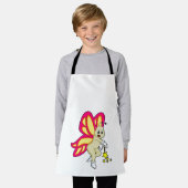 Butterfly als Tovenaar met Magische Wand Schort (Gedragen)