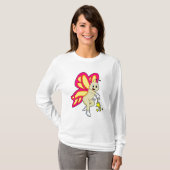 Butterfly als Tovenaar met Magische Wand T-shirt (Voorkant volledig)