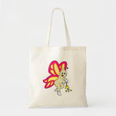 Butterfly als Tovenaar met Magische Wand Tote Bag (Voorkant)