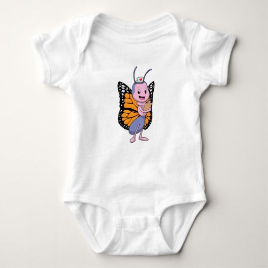 Butterfly als verpleegster romper (Voorkant)