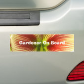 Butterfly Amaryllis Bumpersticker (Op auto)