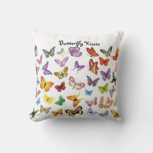 Butterfly American MoJo Pillow Kussen (Voorkant)