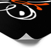 Butterfly Aml Leukemie Bewustheid Poster (Hoek)