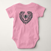 Butterfly and Boughs Baby T-Shirt (Achterkant)