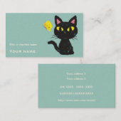 Butterfly and Cat Visitekaartje (Voorkant / Achterkant)