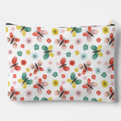 Butterfly And Floral Pattern  Etui (Achterkant)