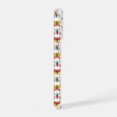 Butterfly And Floral Pattern iPhone Hoesje (Rechterkant)