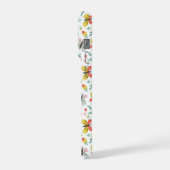 Butterfly And Floral Pattern iPhone Hoesje (Linkerkant)