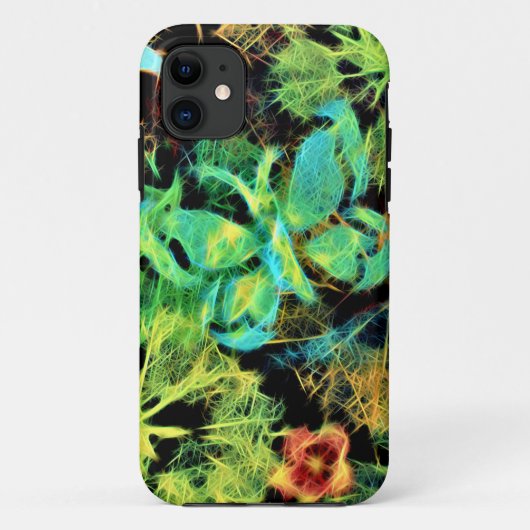 Butterfly and Flower Rodilius iPhone/iPad Case (Achterkant)