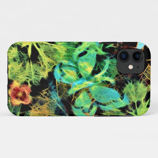Butterfly and Flower Rodilius iPhone/iPad Case (Achterkant (horizontaal))