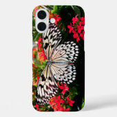 Butterfly and Flowers iPhone / iPad hoesje (Achterkant)
