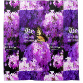 Butterfly and Phlox, Ecclesiastes 3:11 Douchegordijn (Voorkant)