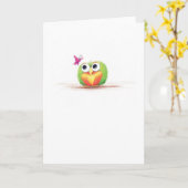 Butterfly and Sprout wenskaart Kaart (Gele Bloem)