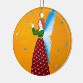 Butterfly Angel Keramisch Ornament (Links)