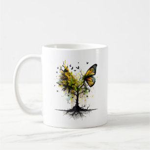 Butterfly Animal Creatieve Kunst Koffiemok