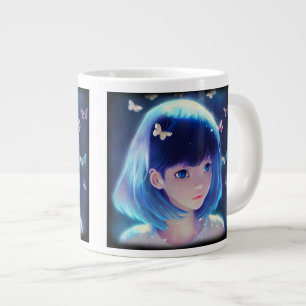 Butterfly Anime Girl Jumbo Mok