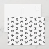   Butterfly Antiek Art CUSTOM COLOR Briefkaart (Voorkant / Achterkant)