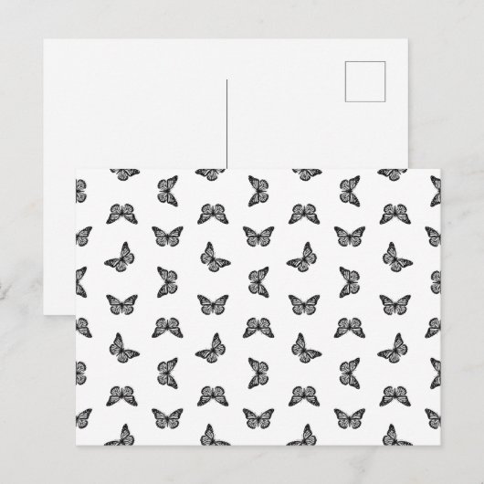   Butterfly Antiek Art CUSTOM COLOR Briefkaart (Voorkant / Achterkant)