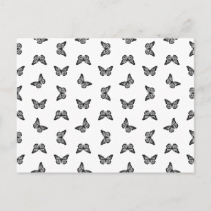 Butterfly Antiek Art CUSTOM COLOR Briefkaart